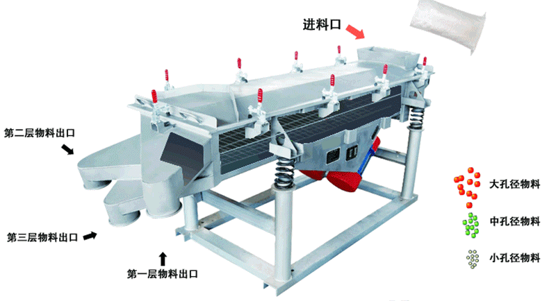 食品振動篩動態圖